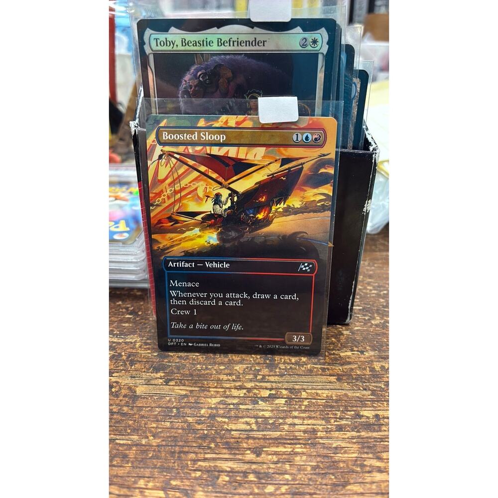 MTG5005: Boosted Sloop" card from the Magic: The Gathering set Aetherdrift